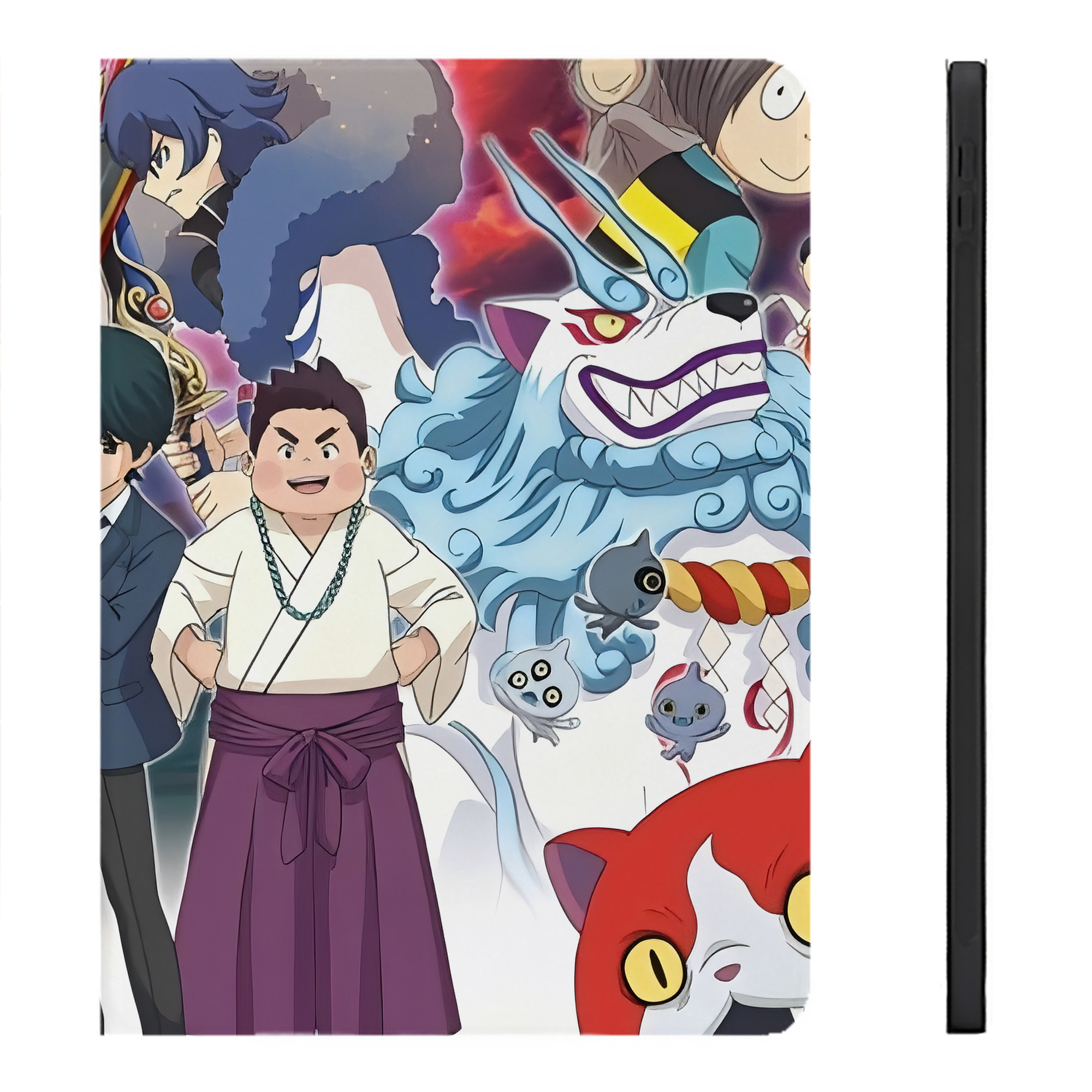 （画像用） 妖怪ウォッチ Yo-kai Watch IPadケース ペンホルダー付き ブックスタイルデザイン